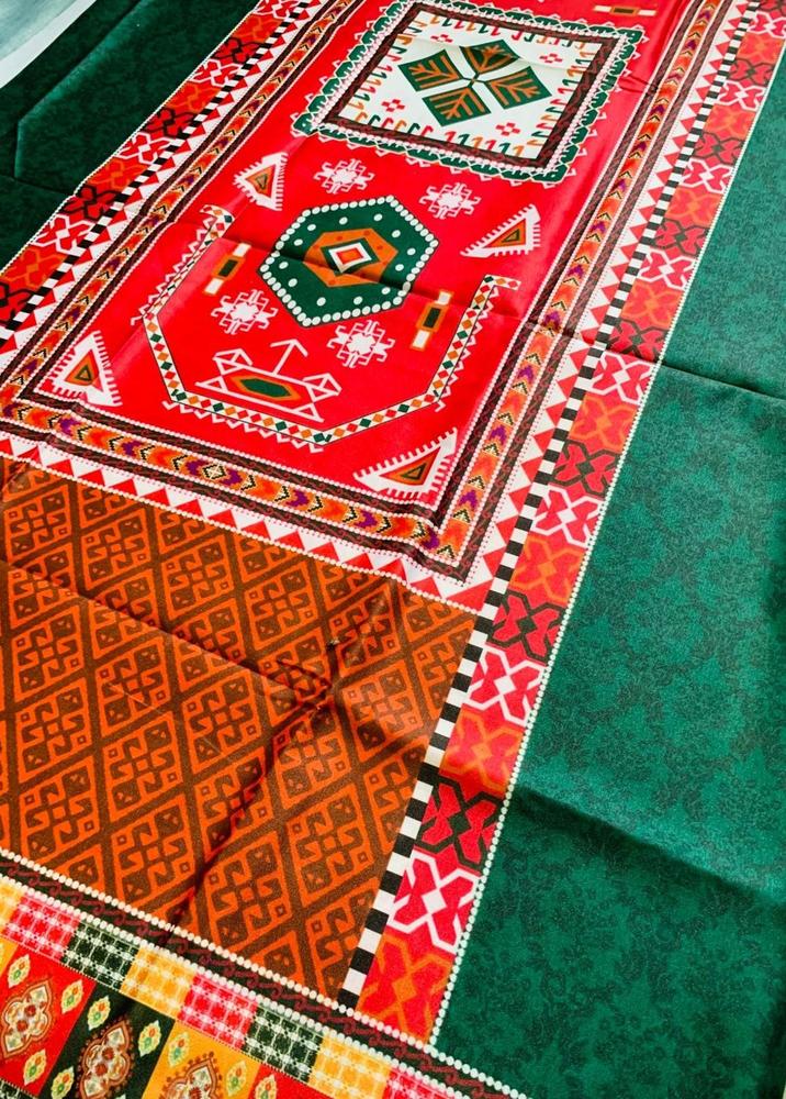 Multicolor Swiss Lawn Printed Shirt for Women – Lightweight Summer Casual Wear